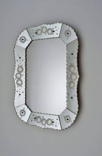 Vintage Venetian mirror, 1940`s ca, French